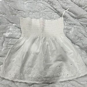 Victoria's Secret White Eyelet Top